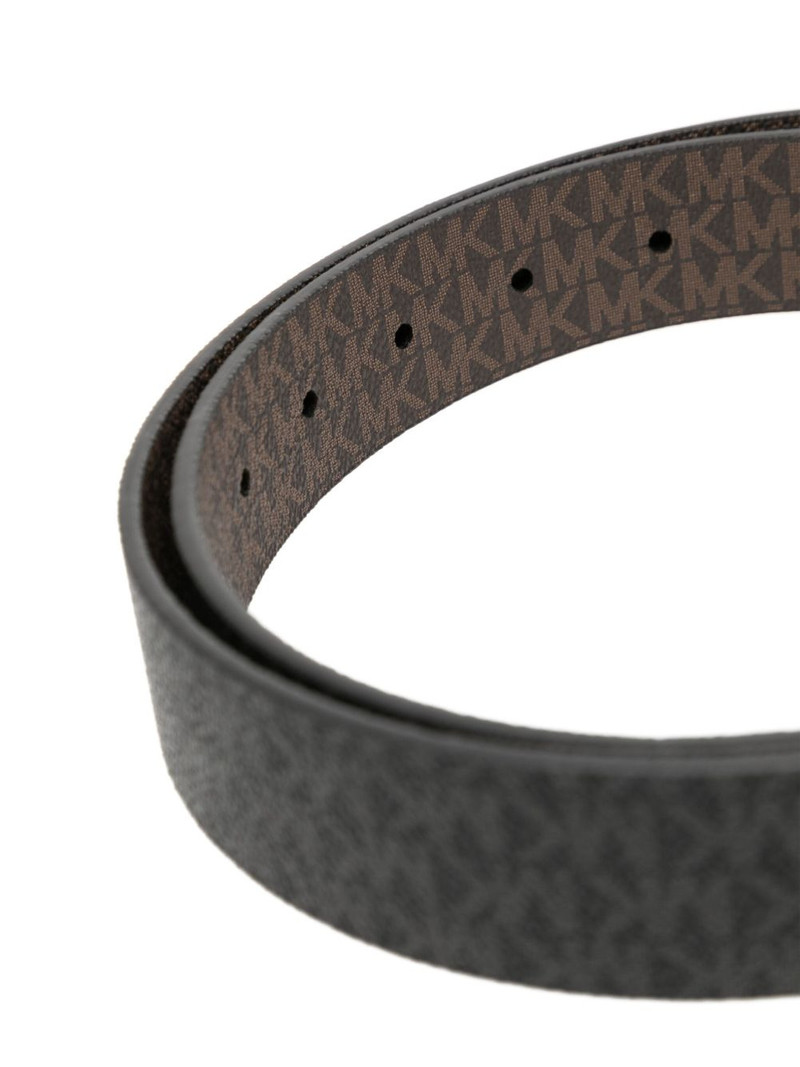 MICHAEL KORS all-over logo print belt outlook