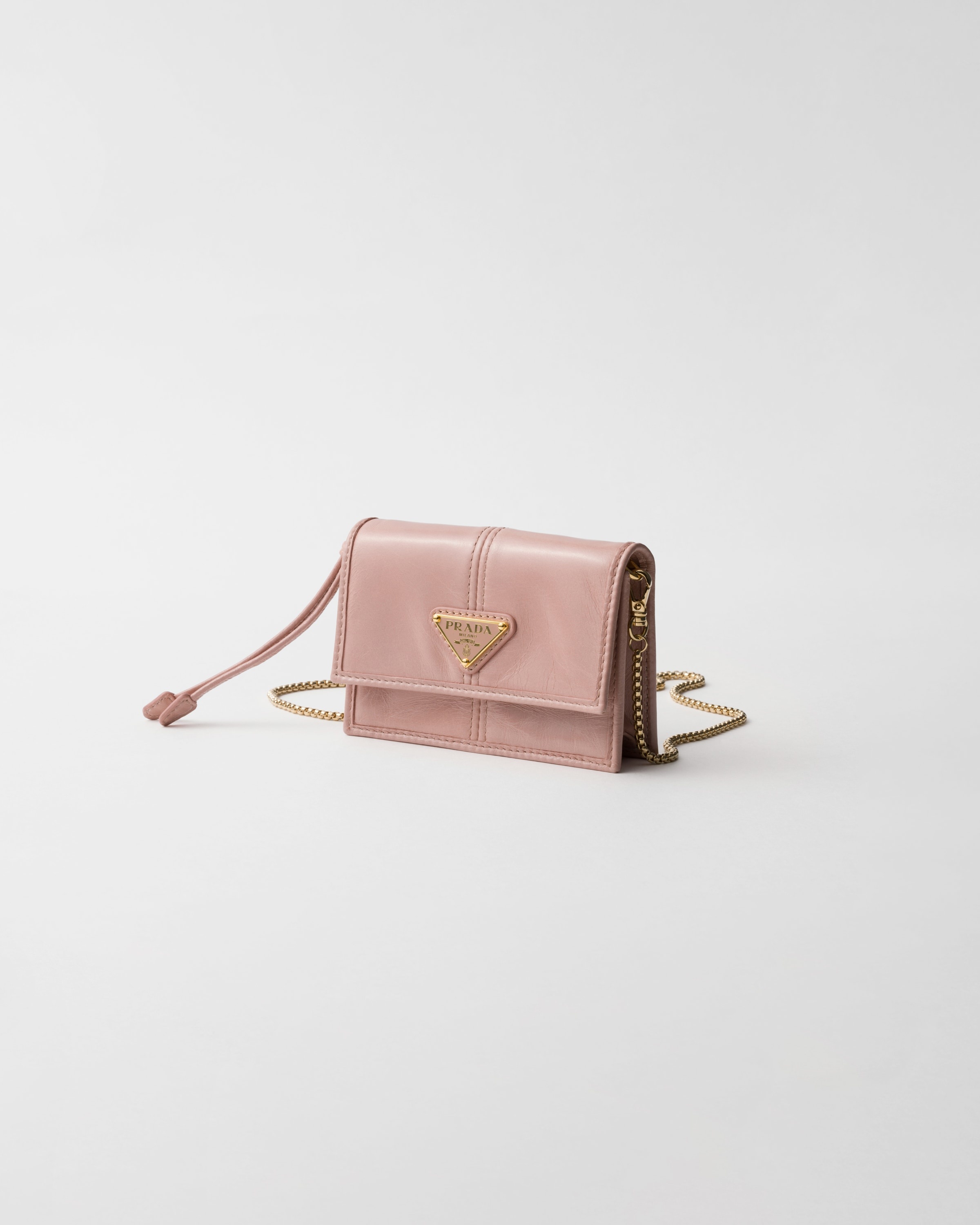 Leather card holder with shoulder strap - 2