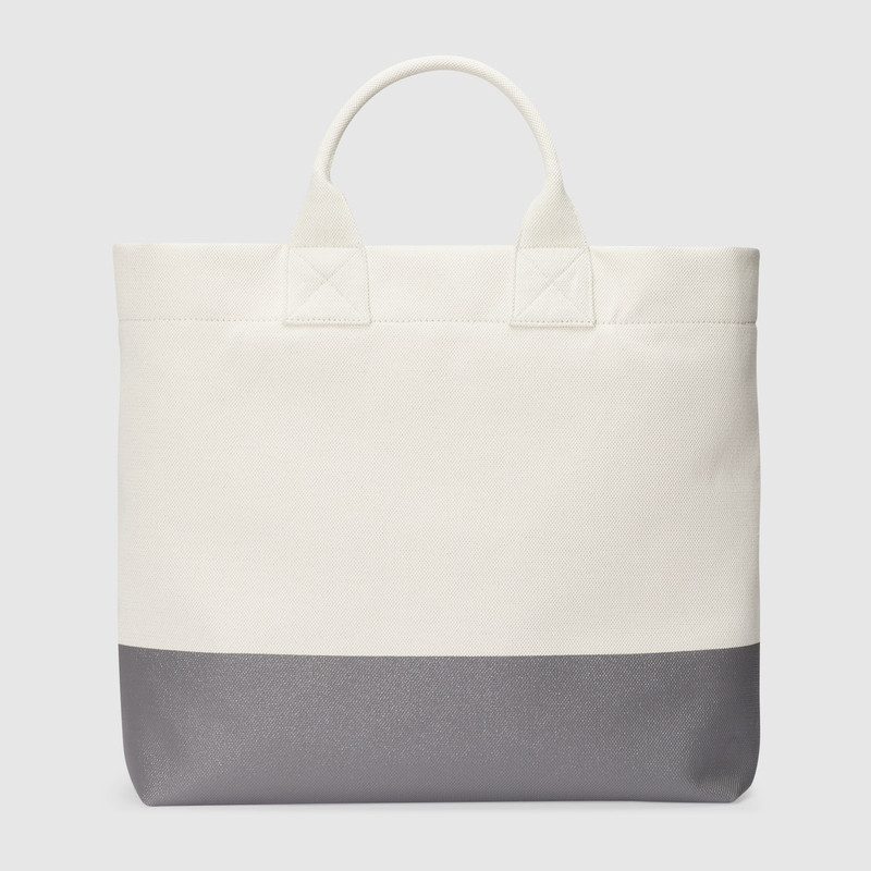 Canvas tote bag with embossed detail 6
