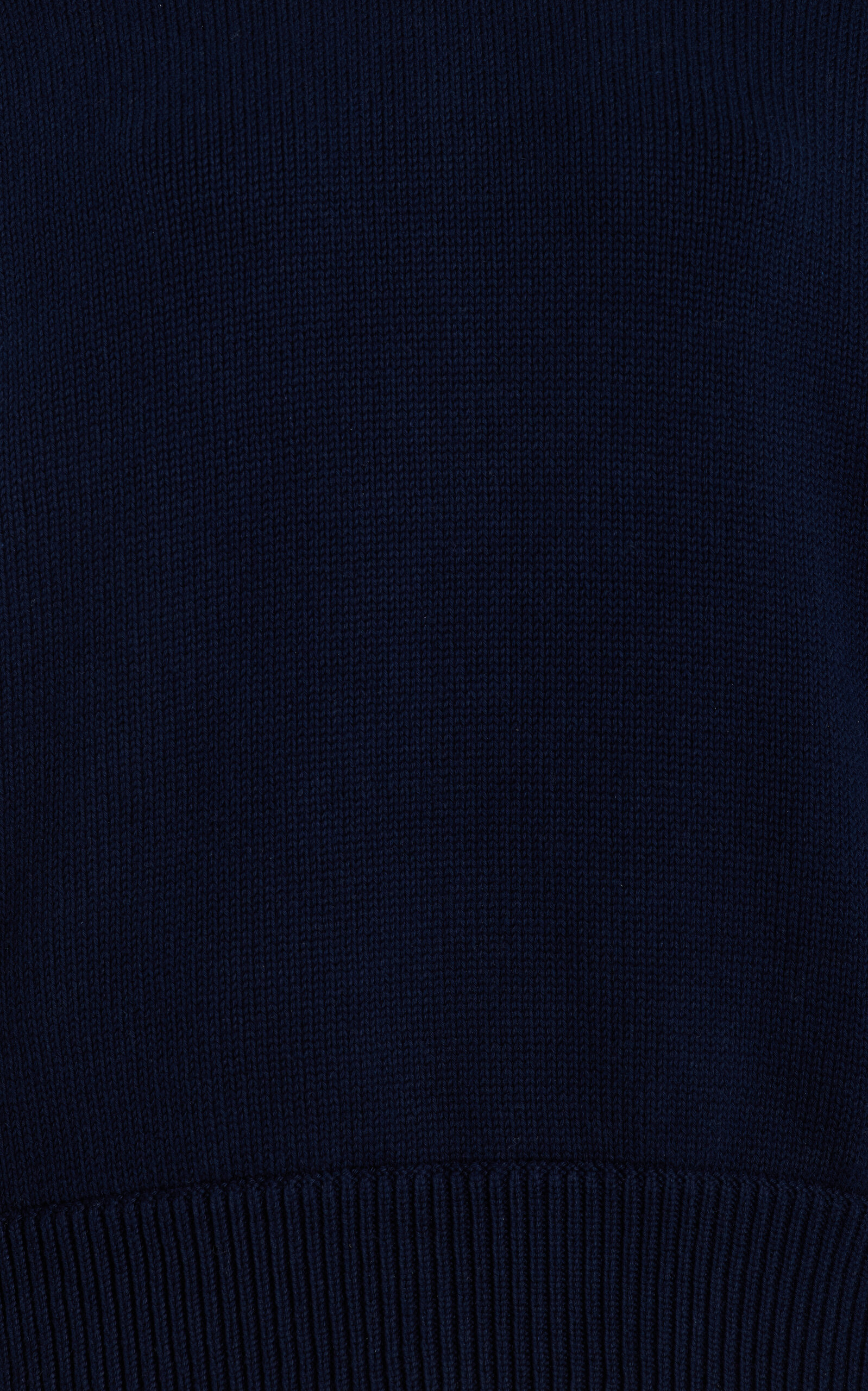 Park Hooded Knit Cotton Sweater navy - 5