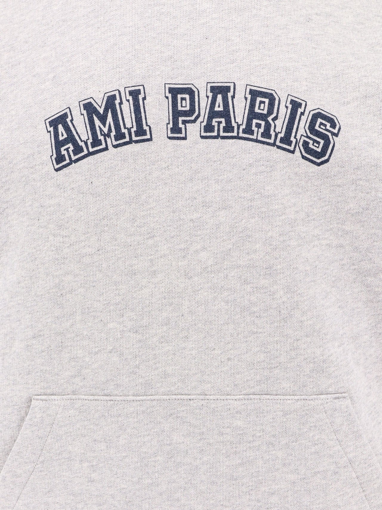 Ami Paris Man Ami Paris Man Grey Sweatshirts - 3