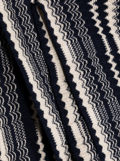 Missoni zig-zag pattern wool scarf outlook