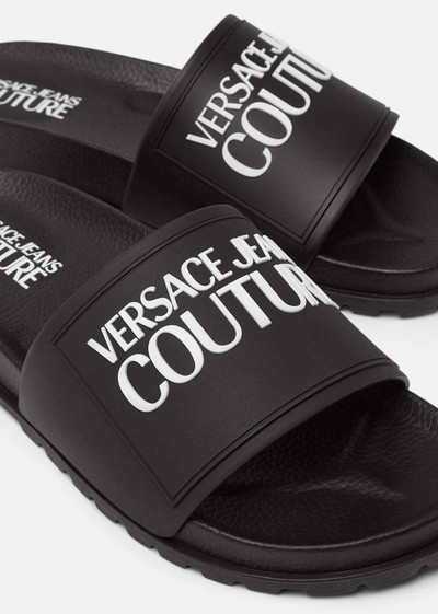 VERSACE JEANS COUTURE Logo Rubber Slides outlook