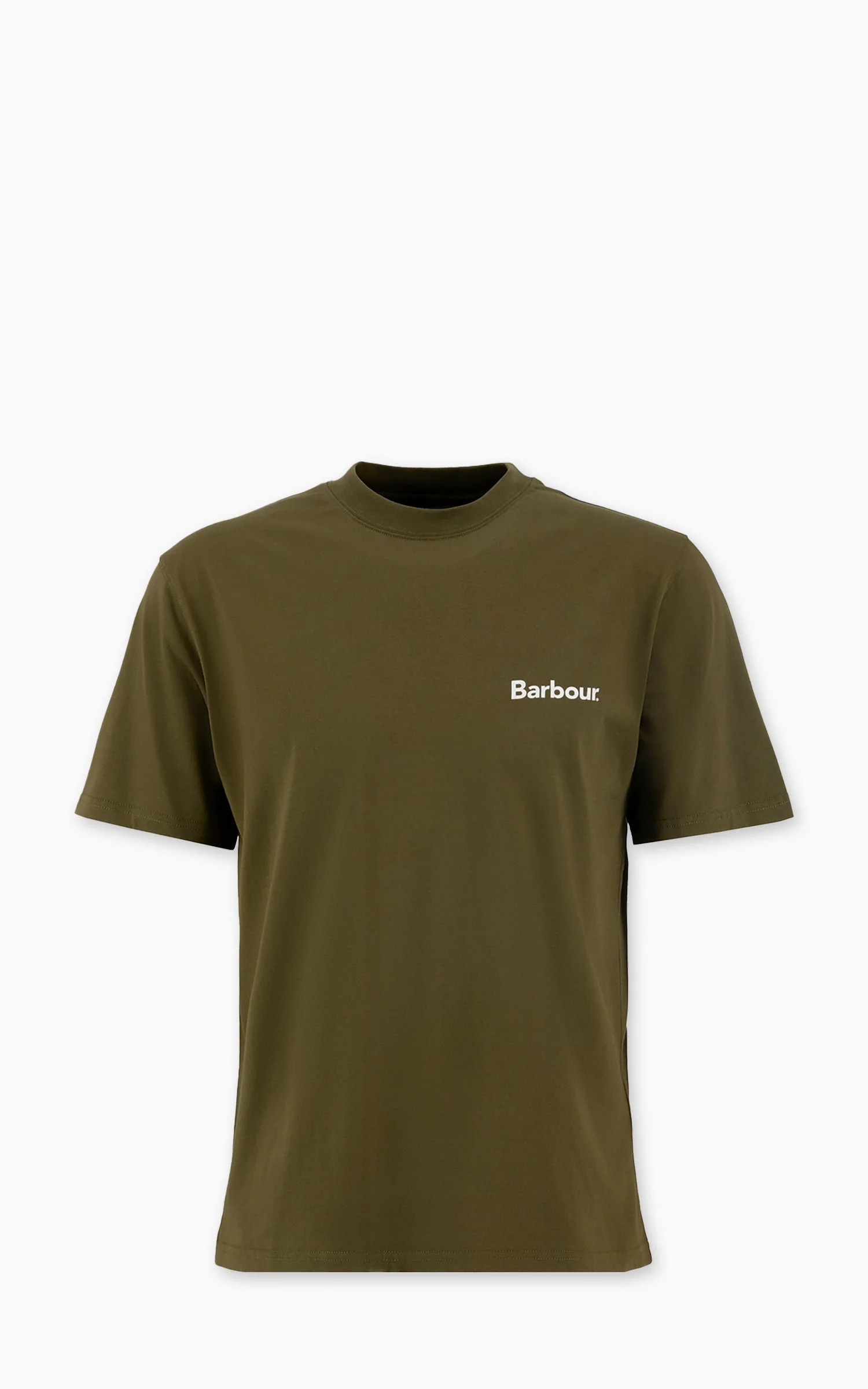 BARBOUR CAMBER OVERSIZED T-SHIRT MID OLIVE - 1