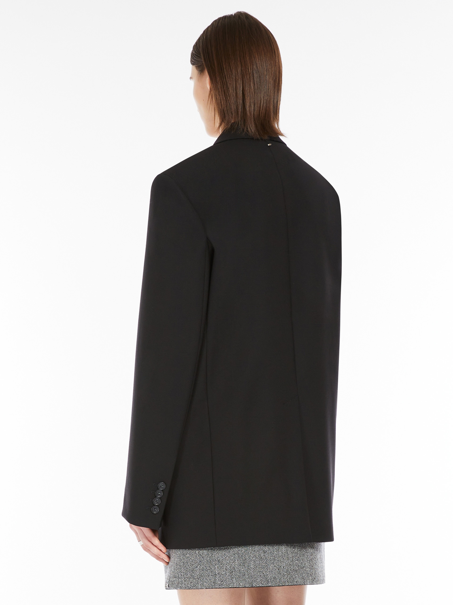 BAFFO Oversized stretch wool blazer - 4