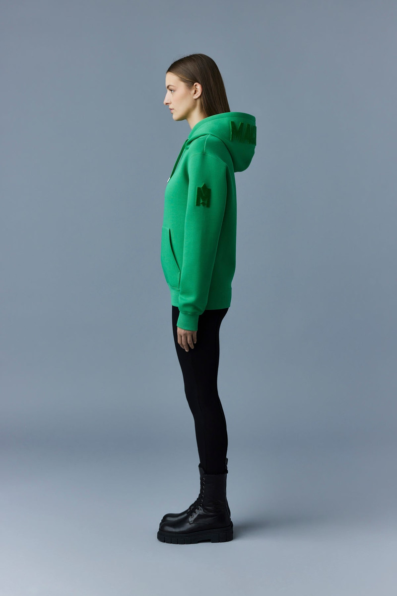 KRYS hoodie with velvet embroidery 3