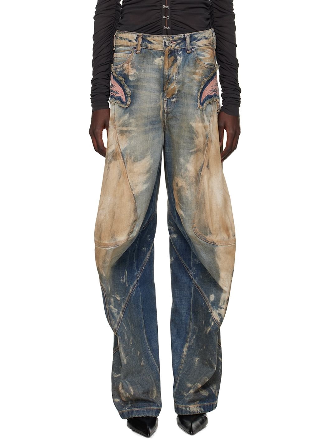 Blue Loose-Fit Jeans - 1
