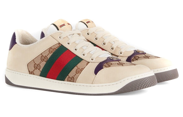 Gucci Screener GG sneaker 'Beige Dark blue' 546551-HVKI0-9765 - 2