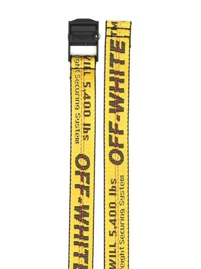 Off-White logo-embroidered tape belt outlook