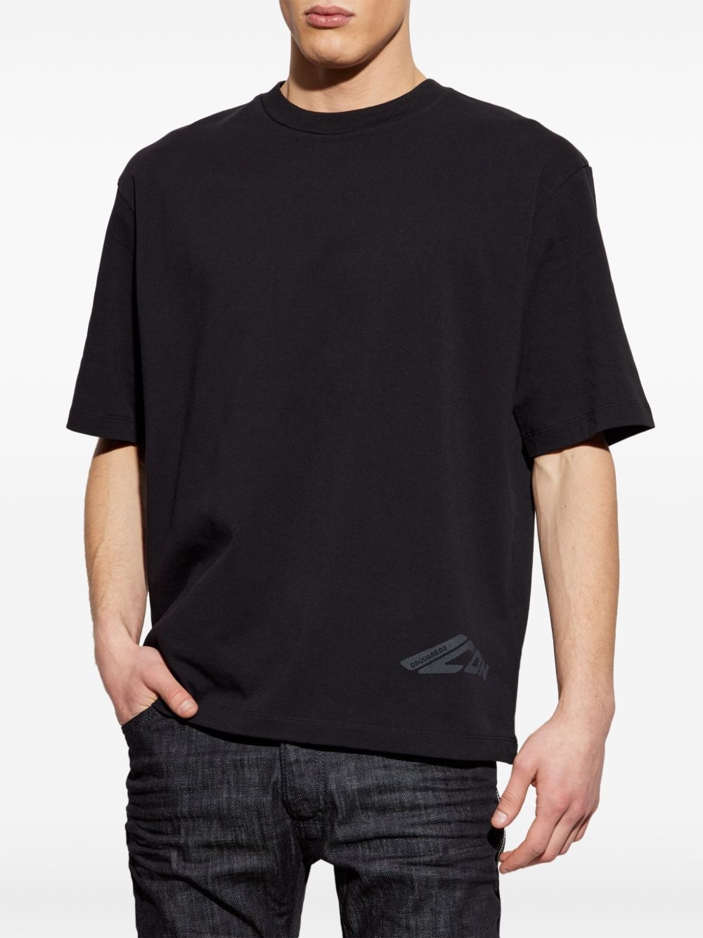 logo-print T-shirt - 3