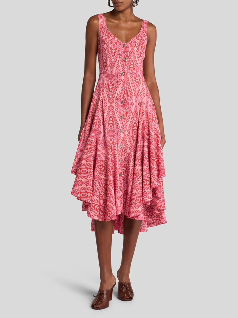 Etro SLEEVELESS DRESS WITH MEDALLION MOTIF outlook