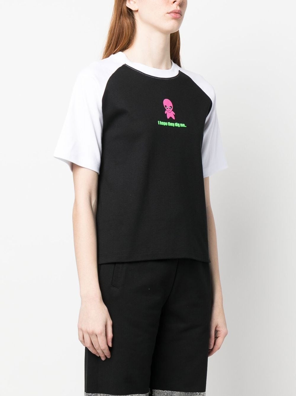 slogan-print T-shirt - 3