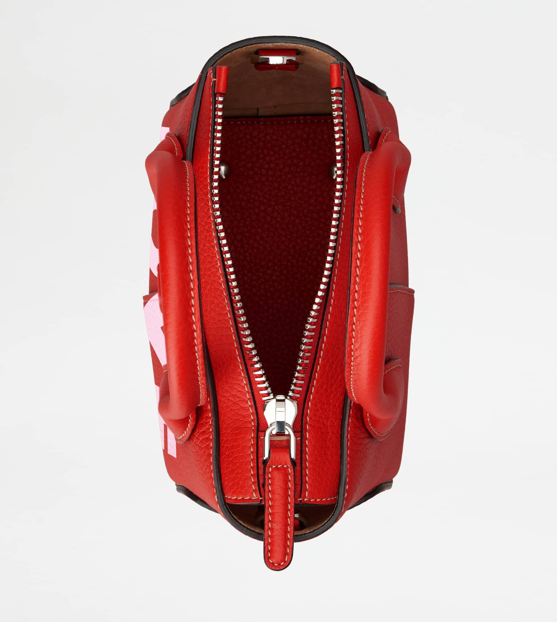 TOD'S DI BAG IN LEATHER MINI - RED - 4