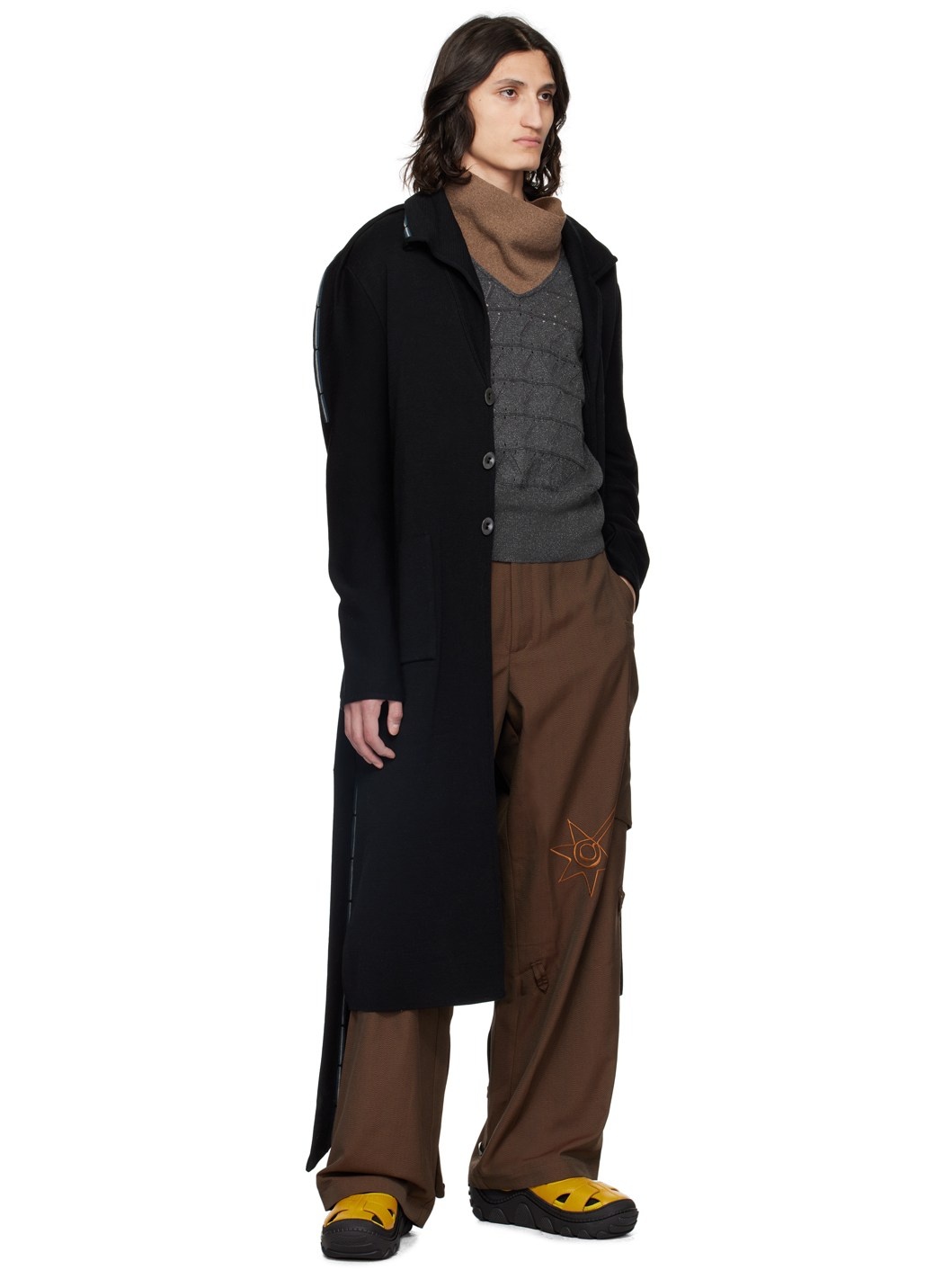 Gray & Brown Brecht Turtleneck - 4