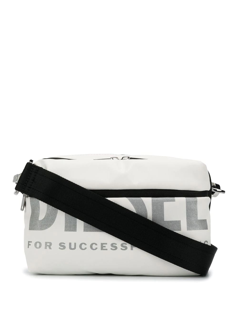 logo print cross body bag - 1