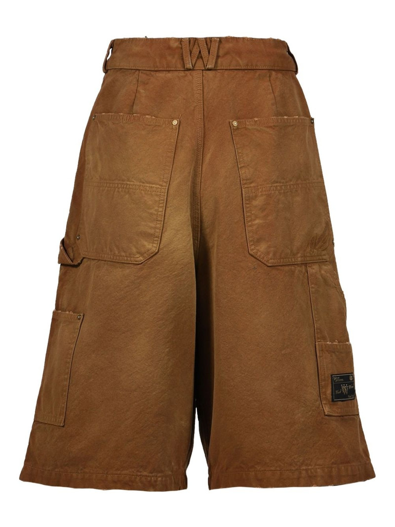 WILLY CHAVARRIA cotton wide-leg shorts outlook