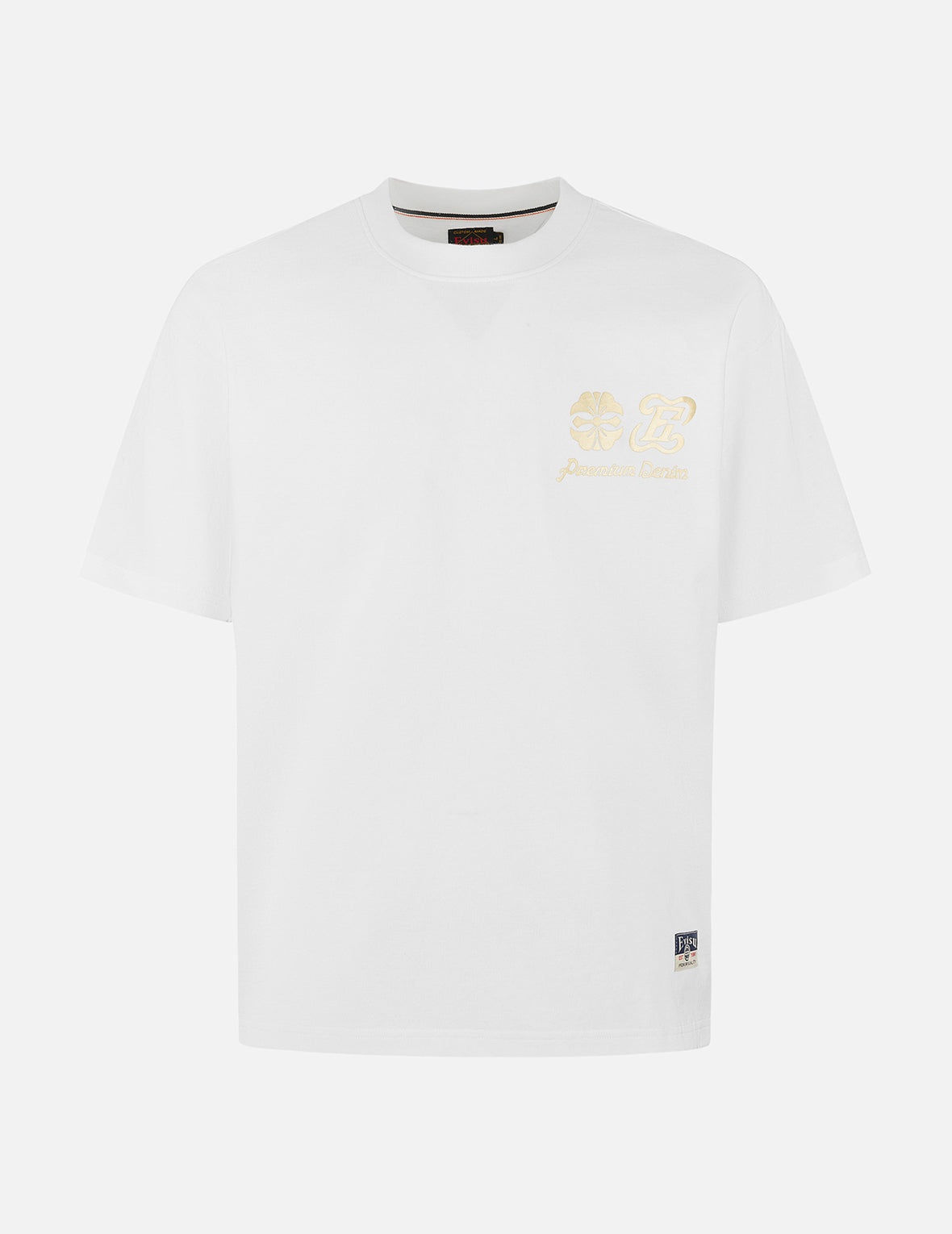 Artistic Brush Daicock Print Relax Fit T-Shirt - 2