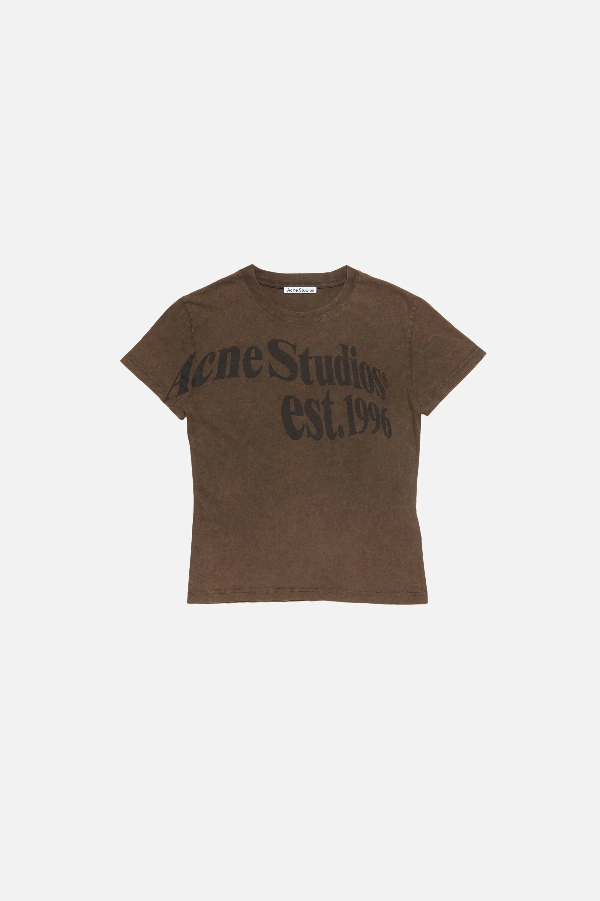 Projection artwork T-shirt - Almond brown - 1