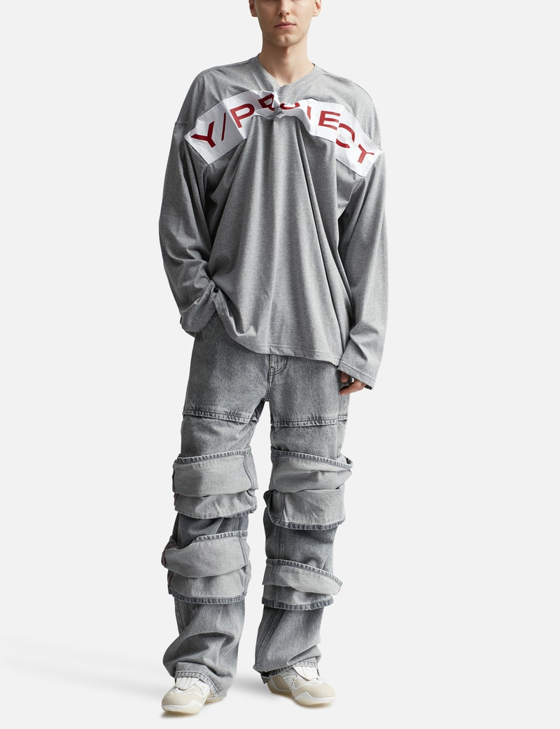 SCRUNCHED LOGO LONG SLEEVE T-SHIRT 6