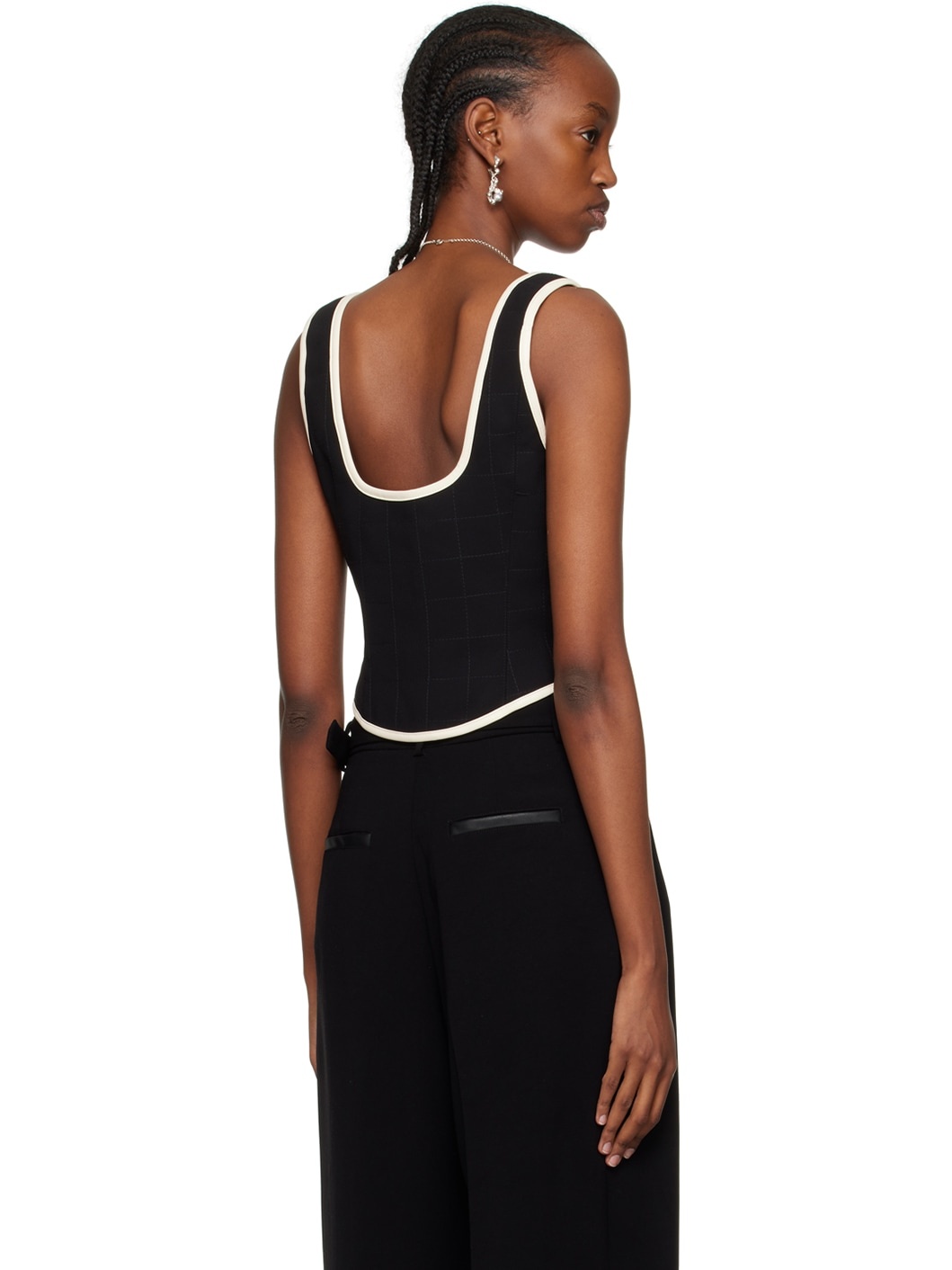 SSENSE Work Capsule – Black Lottie Camisole - 3
