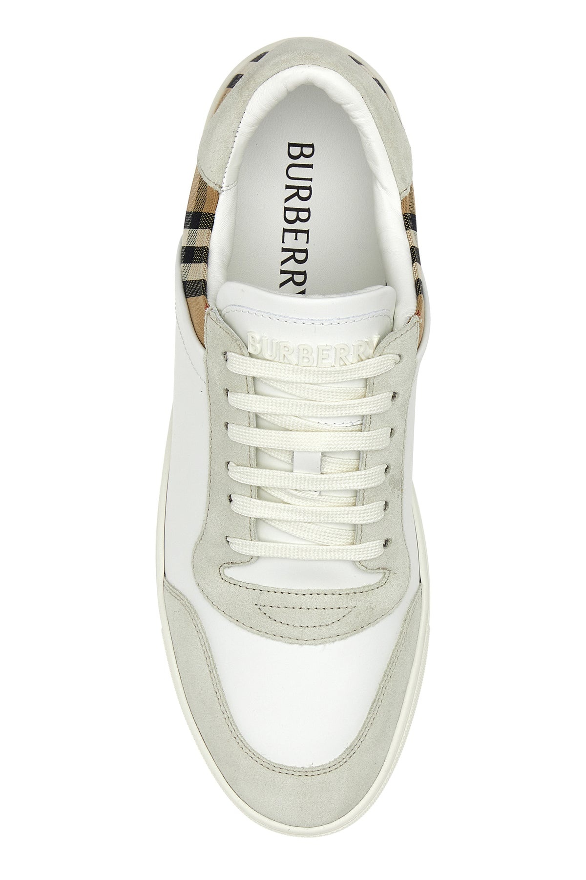 Multicolor suede and leather sneakers - 4