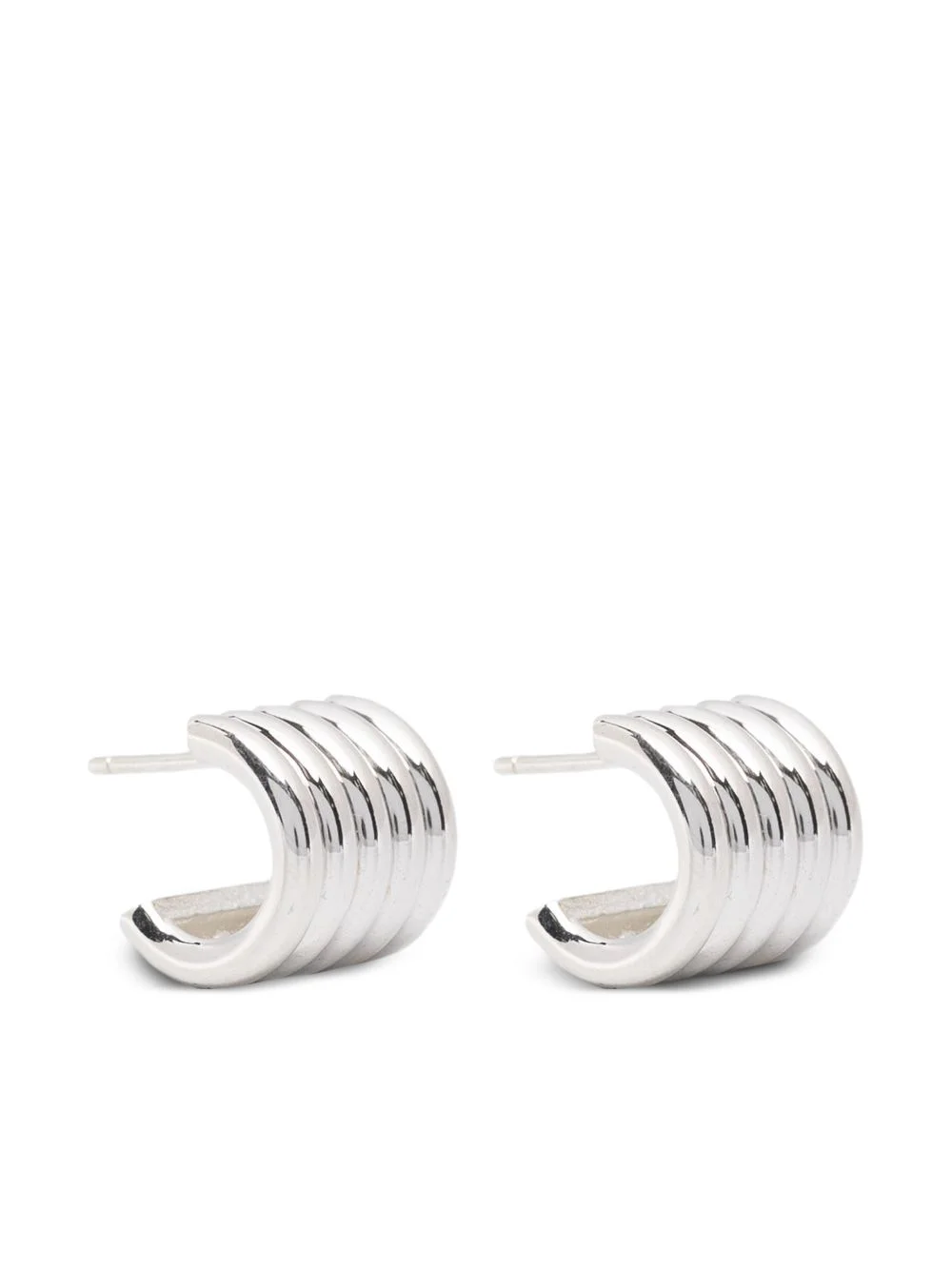 small Hollyhock earrings - 1