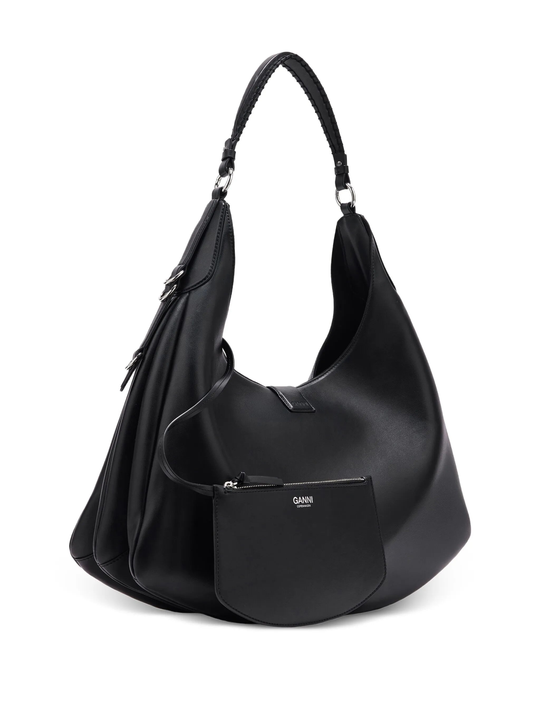 Ganni Hardware-detail Shoulder Bag - 4