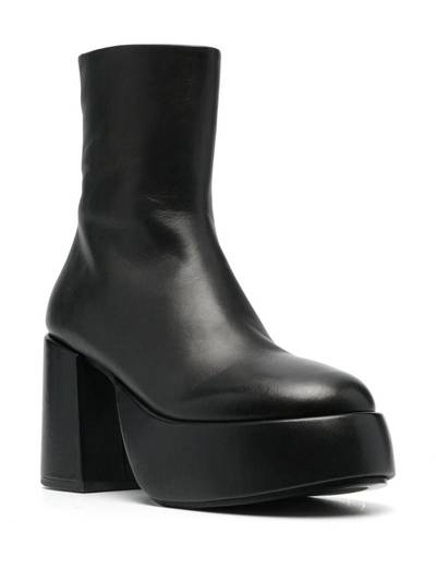 Marsèll platform leather ankle boot outlook