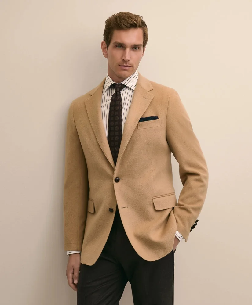 Classic Fit Camel Hair Twill 1818 Sport Coat - 1