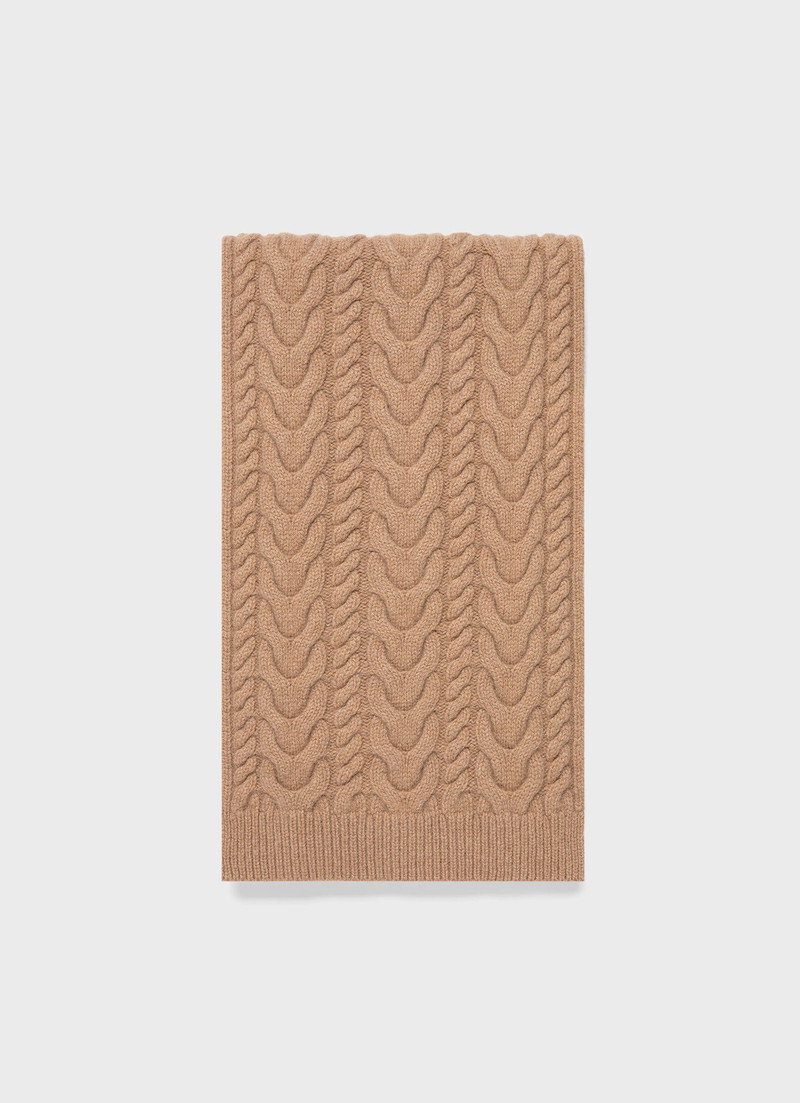 Cashmere Cable Scarf 1