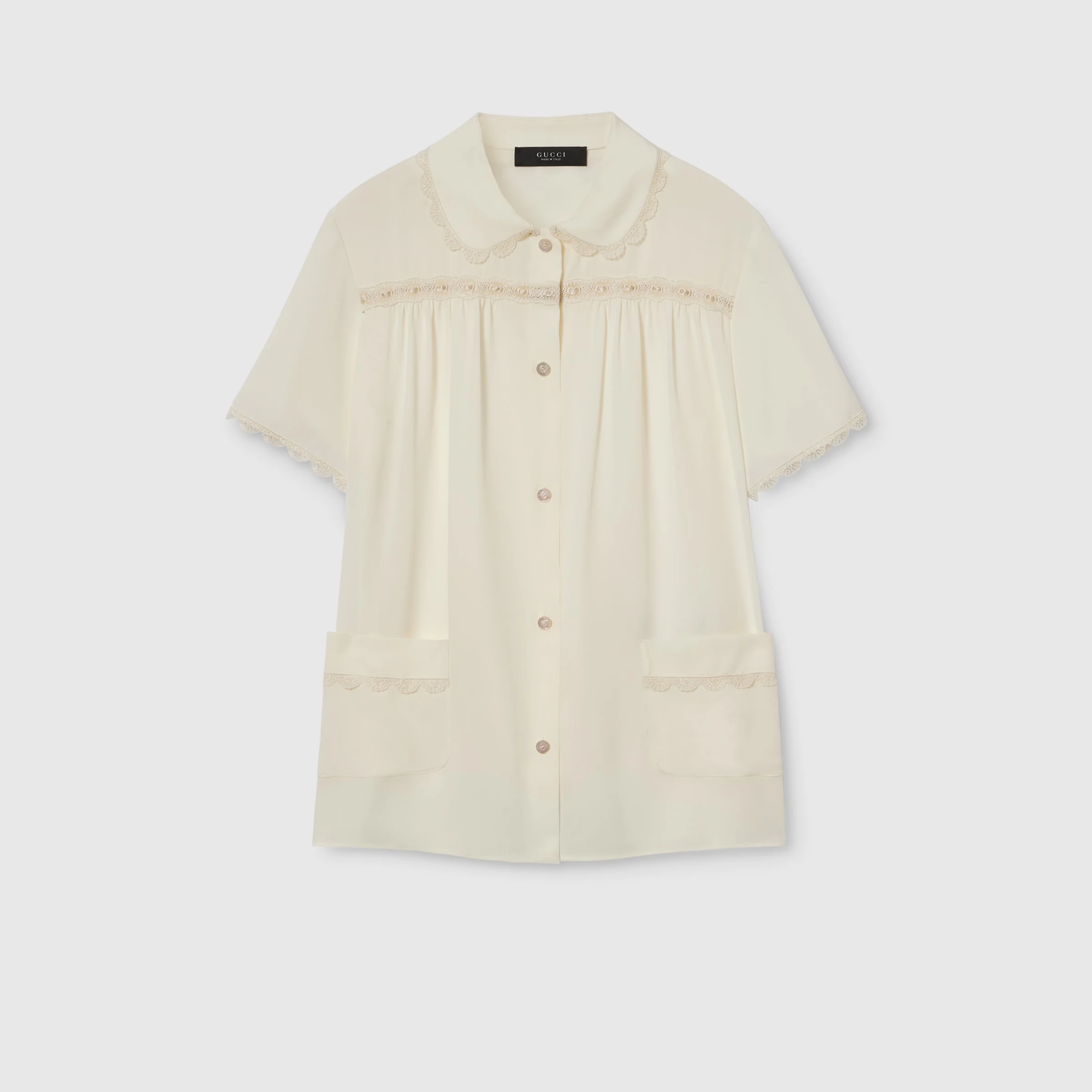 Silk crêpe de chine shirt - 1