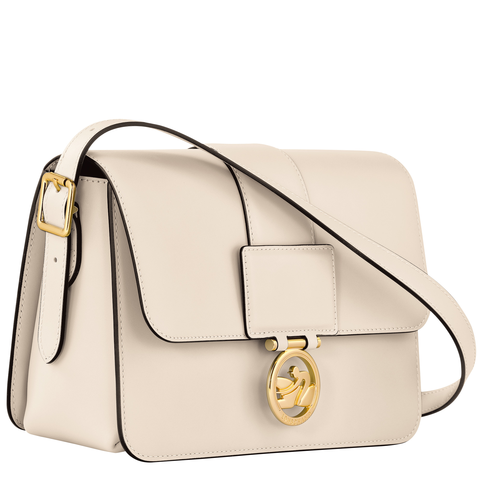 Box-Trot M Crossbody bag Paper - Leather - 3