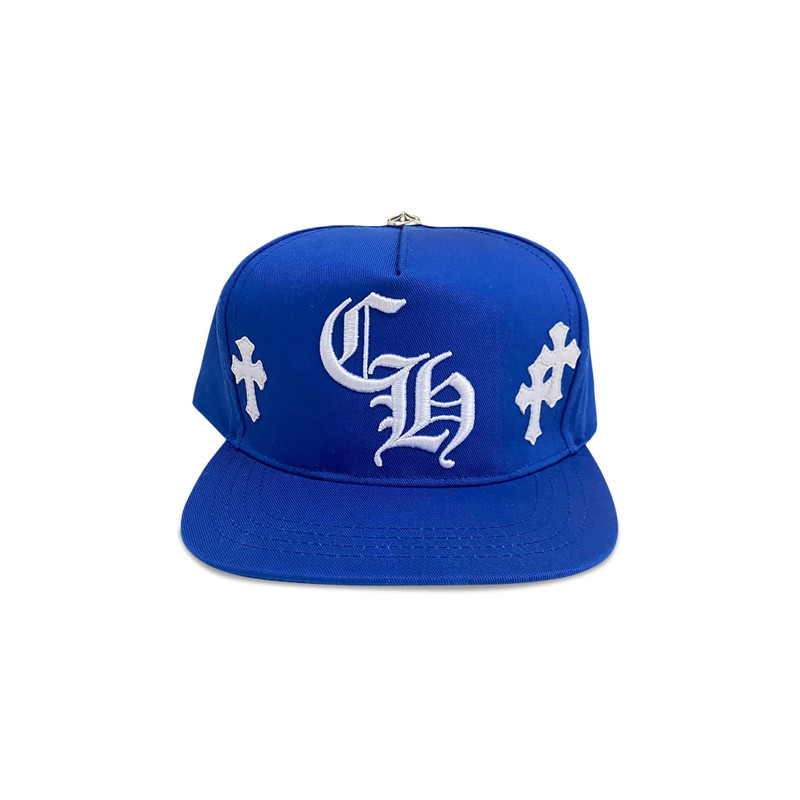 Chrome Hearts Chrome Hearts Cross Patch Baseball Hat 'Blue' - 1383