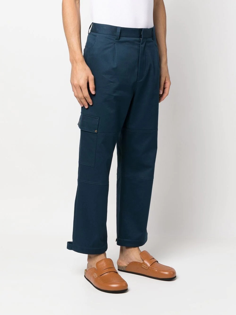 cropped cargo jeans - 3