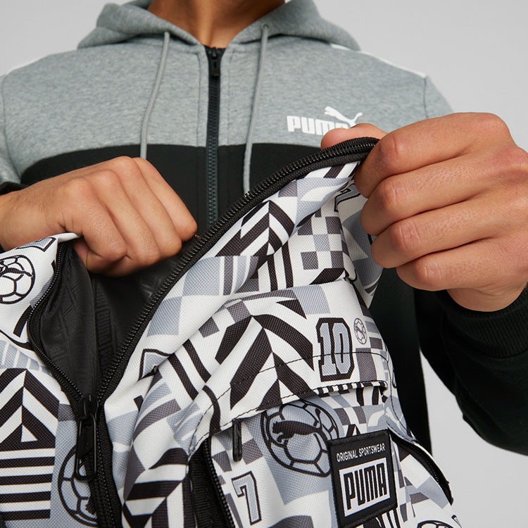 PUMA Academy Backpack 'White Black' 079133-03 - 5