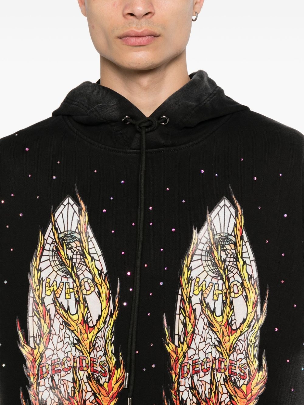 Flames Glass hoodie - 5