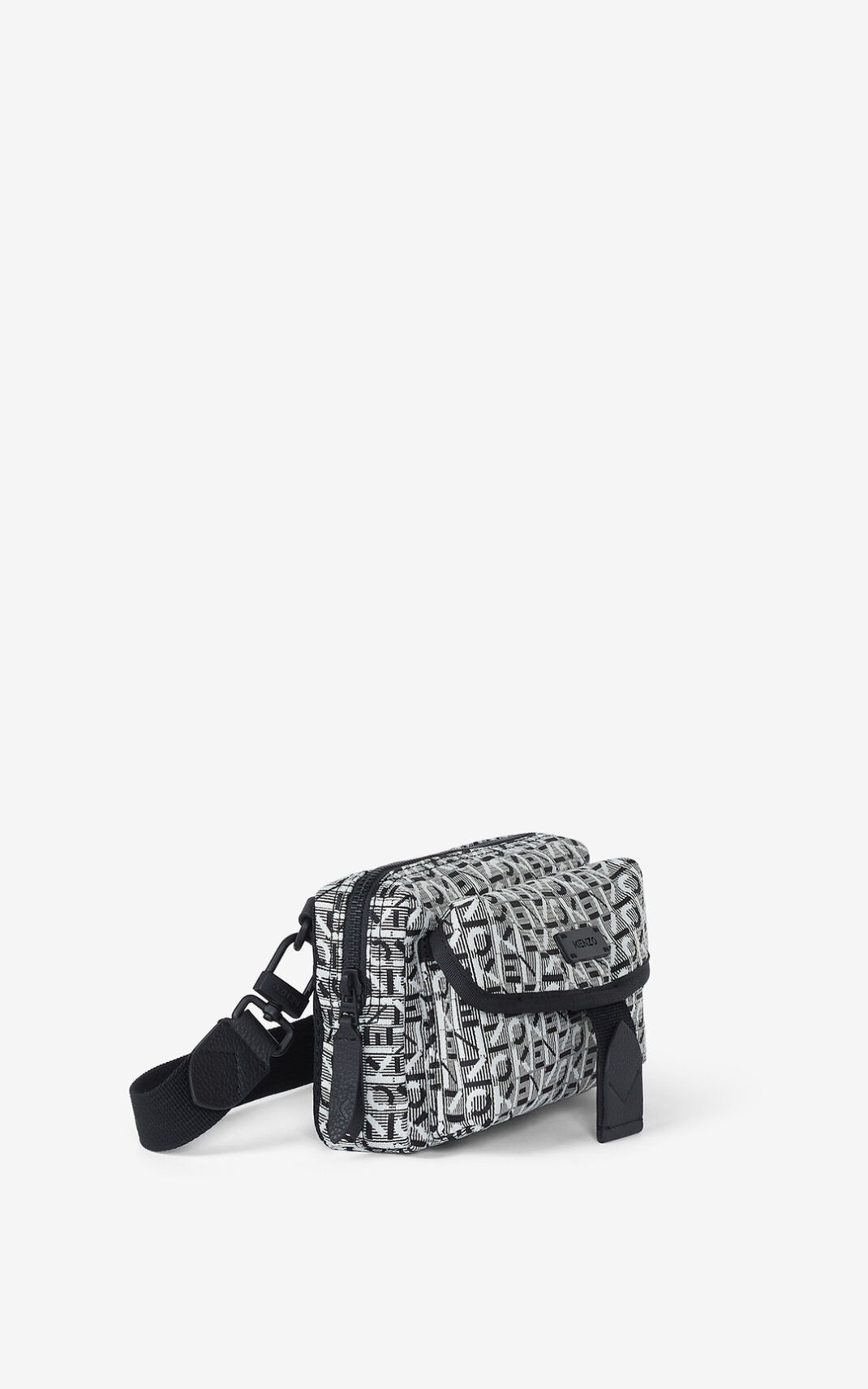 Courier jacquard mini crossbody bag - 6