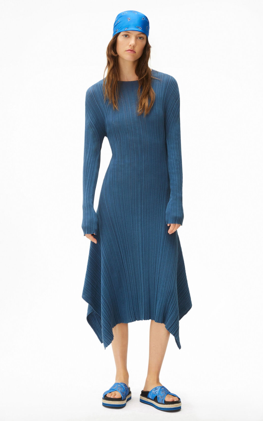 Pleated midi dress - 2