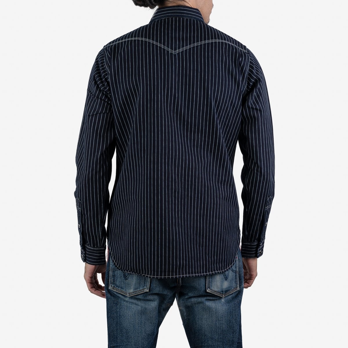 IHSH-62-IND 12oz Wabash Western Shirt - Indigo - 3