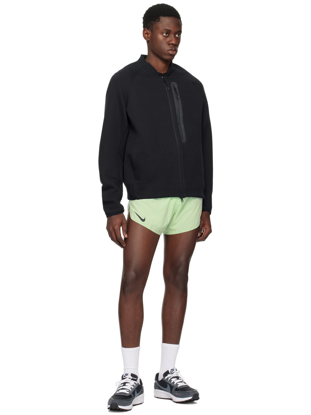 Green AeroSwift Shorts - 4