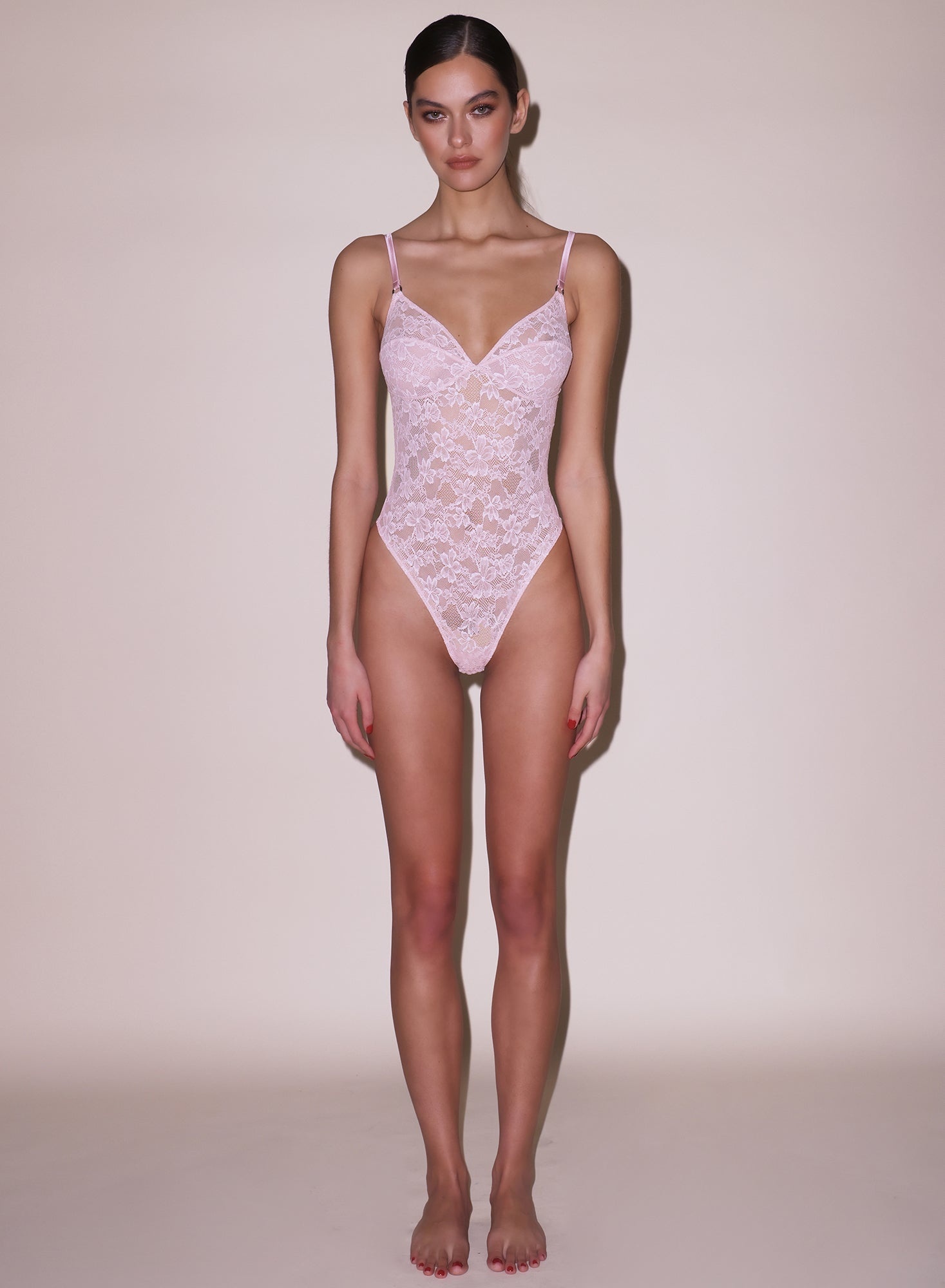 Le Stretch Lace Wireless Bodysuit - 6