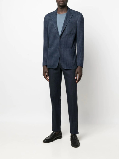 Canali single-breasted button-fastening blazer outlook