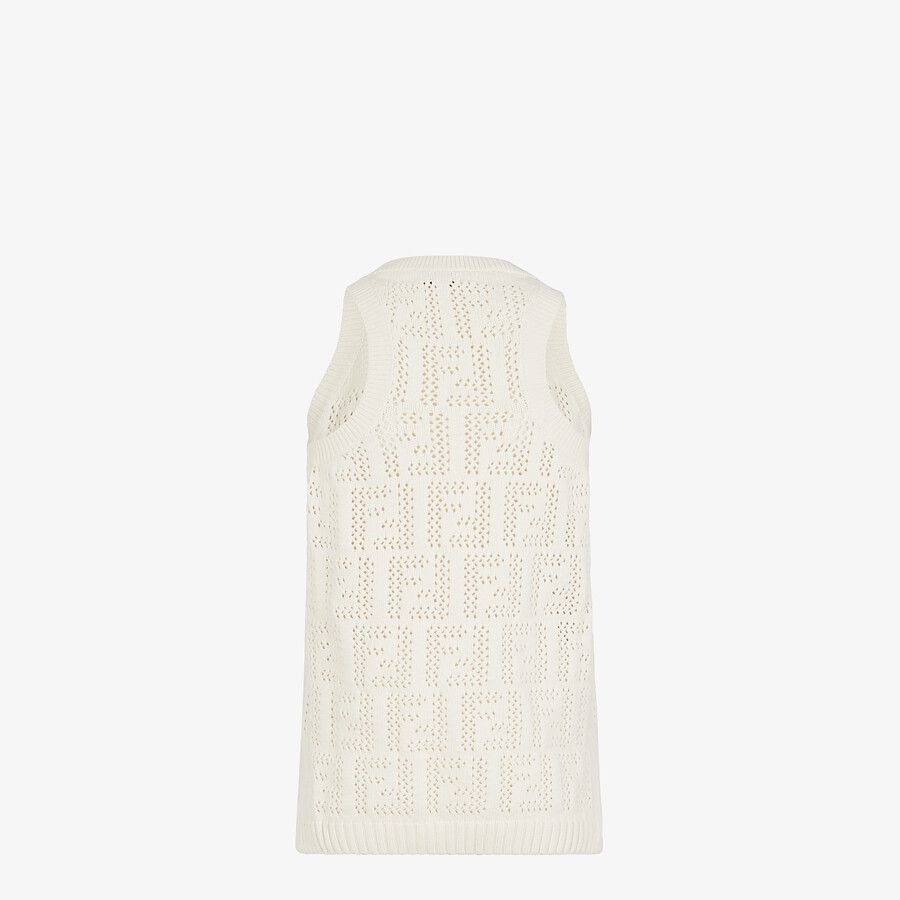 White cotton tank top - 2