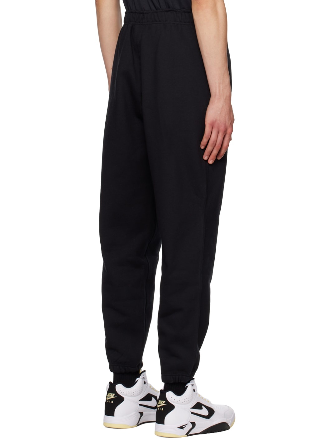 Black Solo Swoosh Lounge Pants - 4