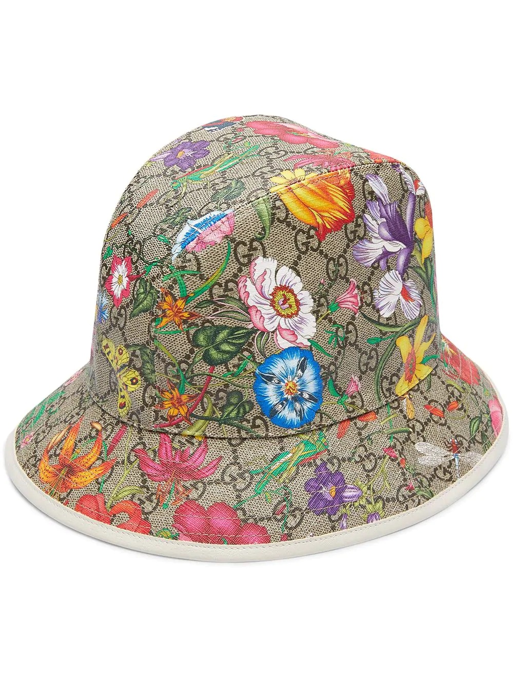 Flora pattern bucket hat - 1