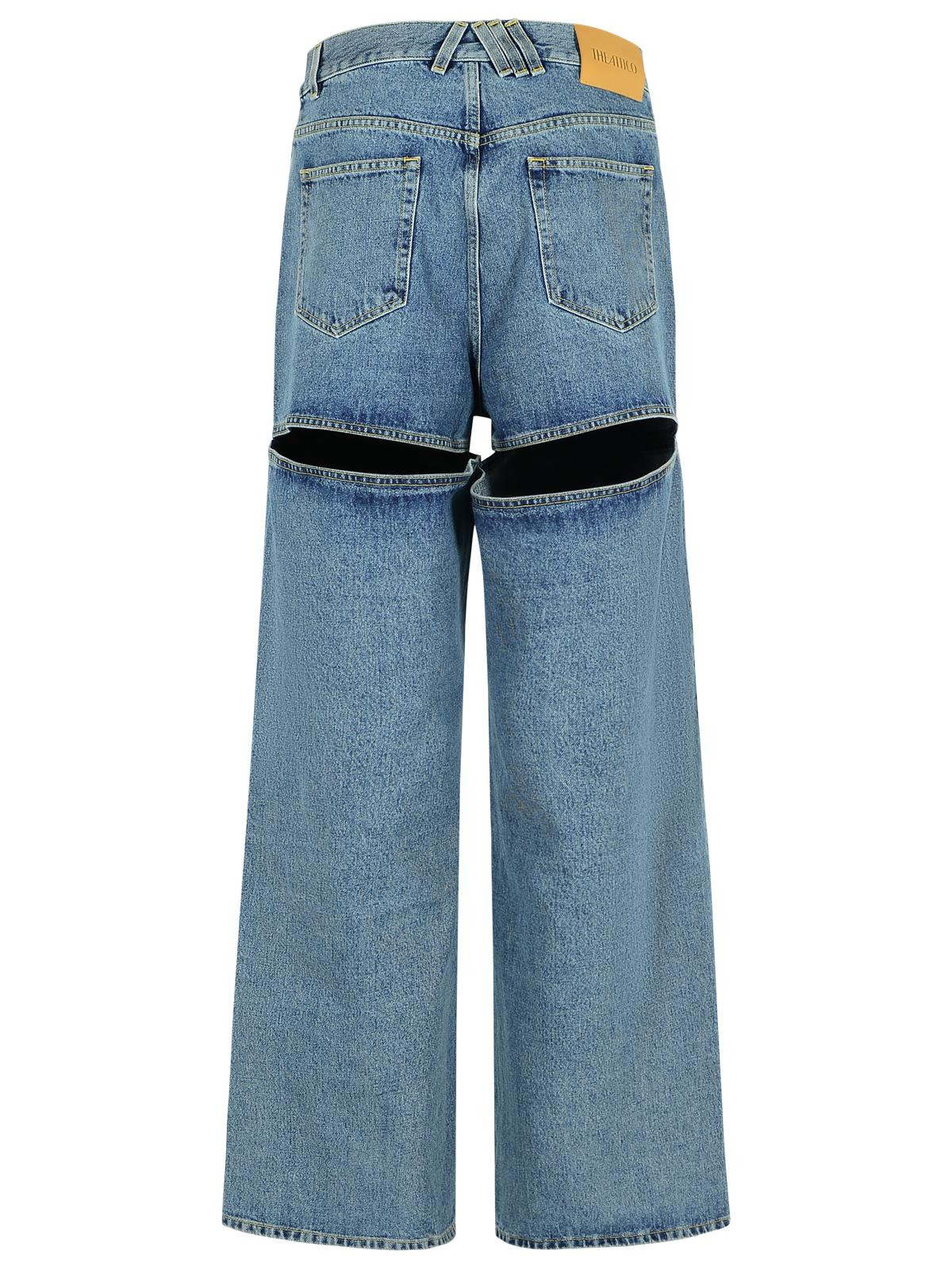 The Attico Blue Cotton Jeans Women - 3