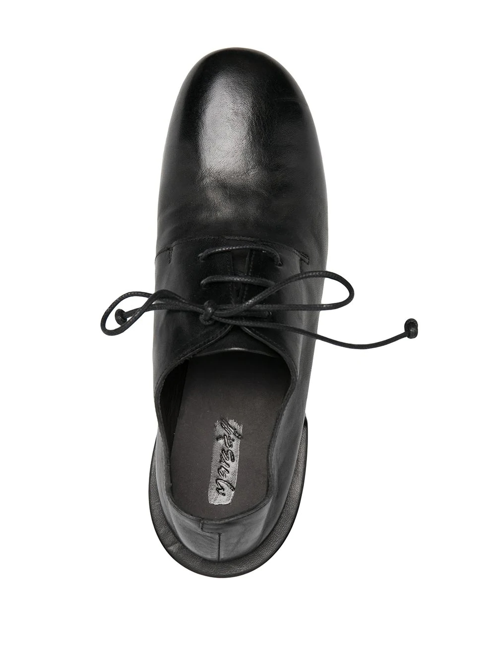 block-heel derby shoes - 4