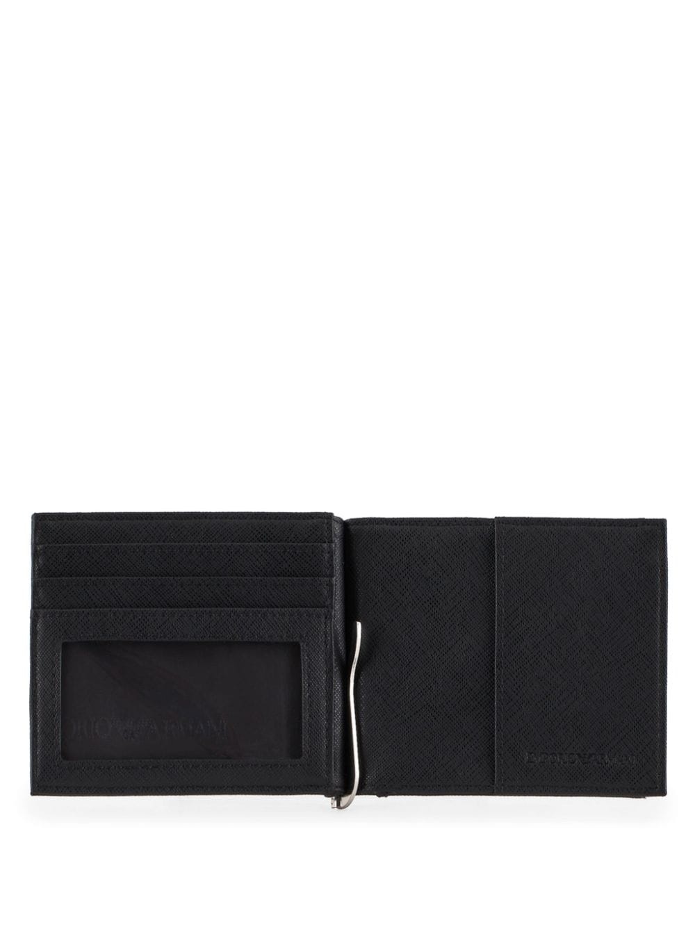 logo-plaque folded wallet - 3