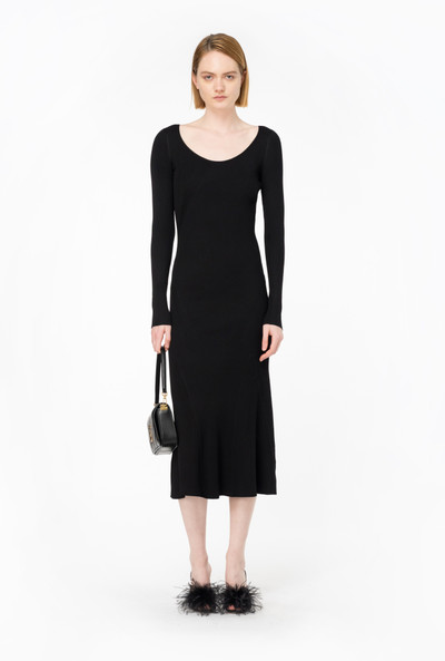 PINKO LONG RIBBED KNIT DRESS outlook
