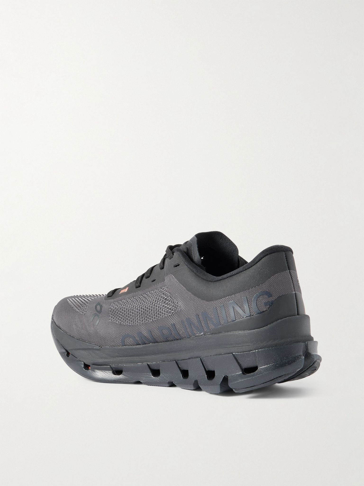 Cloudflow 5 Rubber-Trimmed Mesh Running Sneakers Black - 4